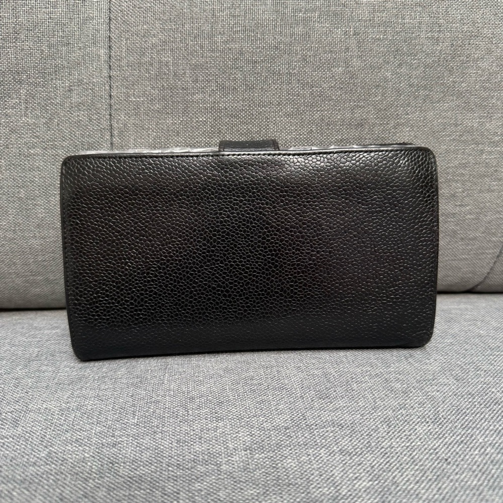 ❌SOLD❌AUTHENTIC CHANEL Black Caviar Wallet with Box & Card & adjustable Chains✨ - Picture 8 of 17